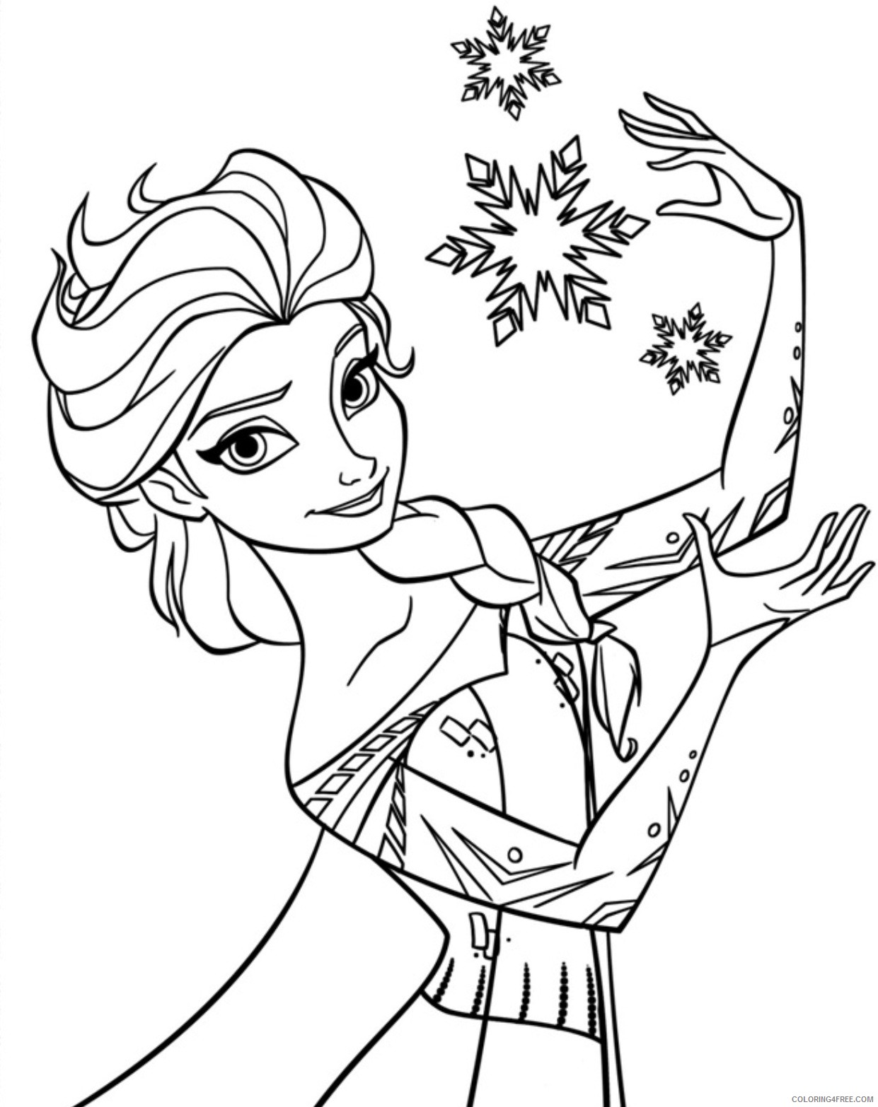 magical frozen coloring pages printable jpg