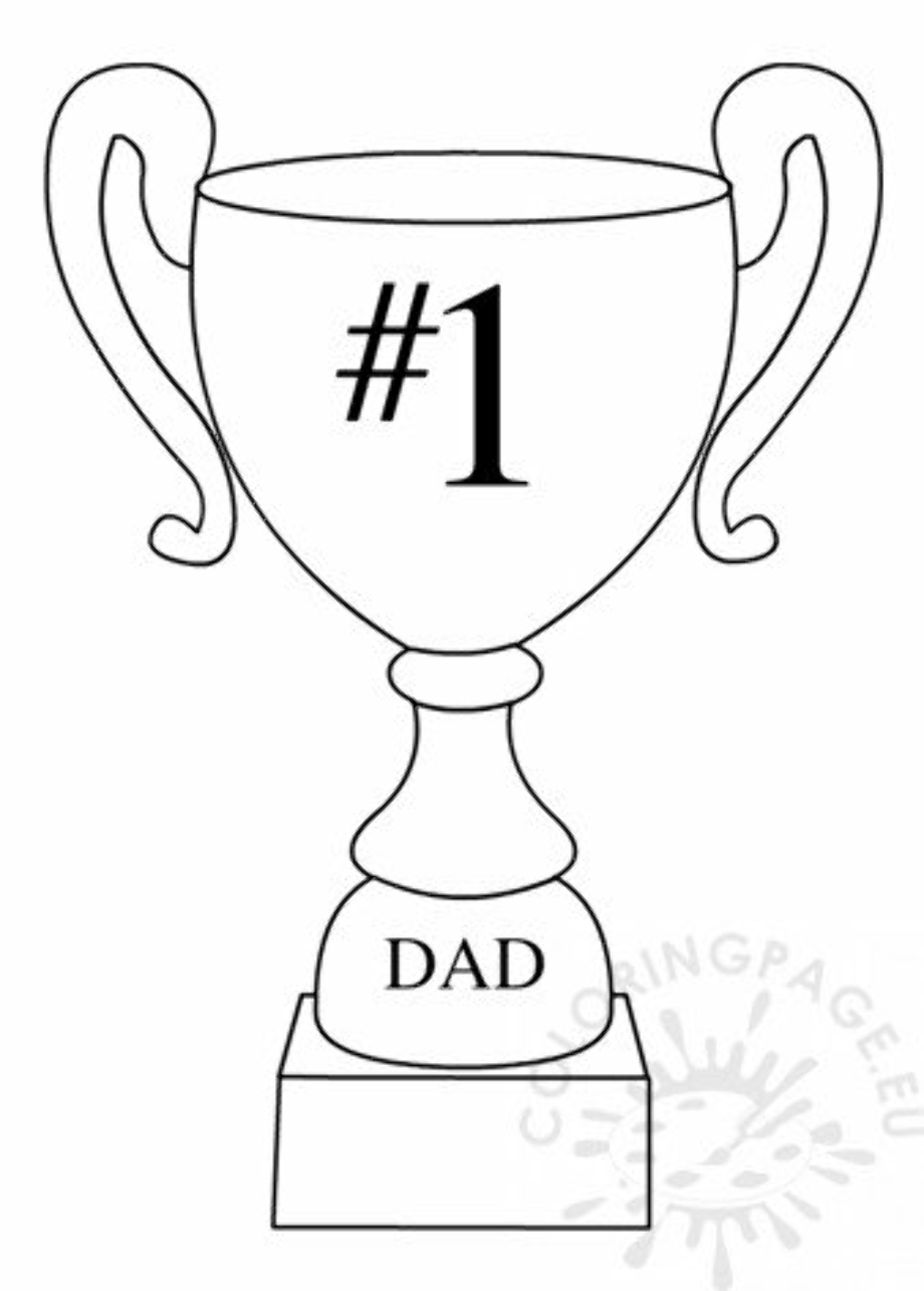 winning trophy coloring pages printable jpg