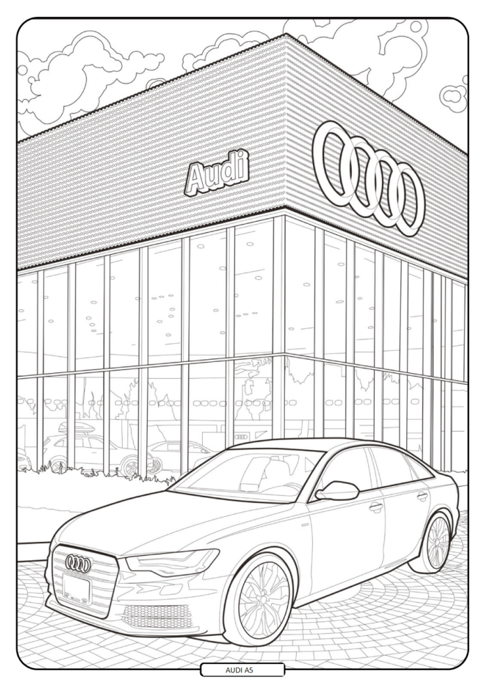 audi coloring pages printable jpg