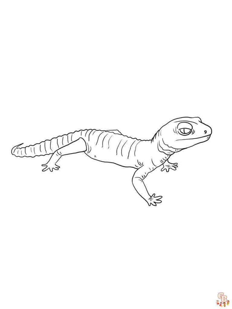 charming leopard gecko coloring page printable jpg