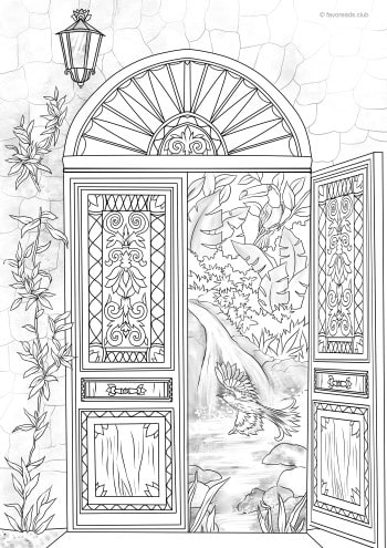 doors figure coloring pages printable jpg