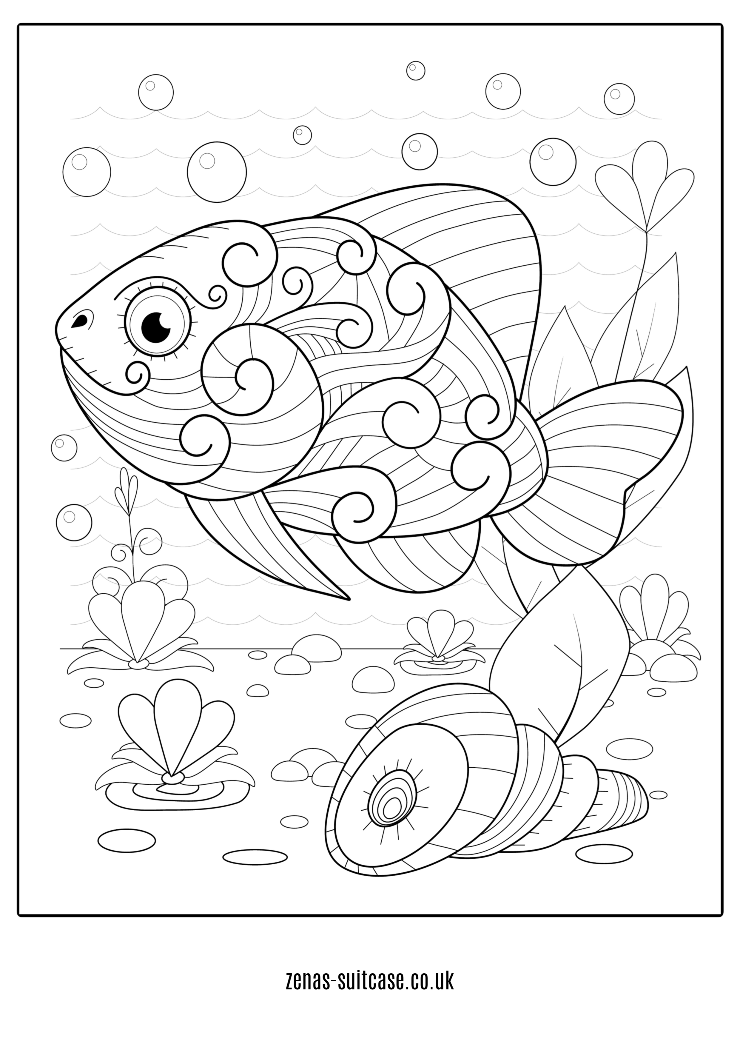 ocean adventure coloring pages printable jpg