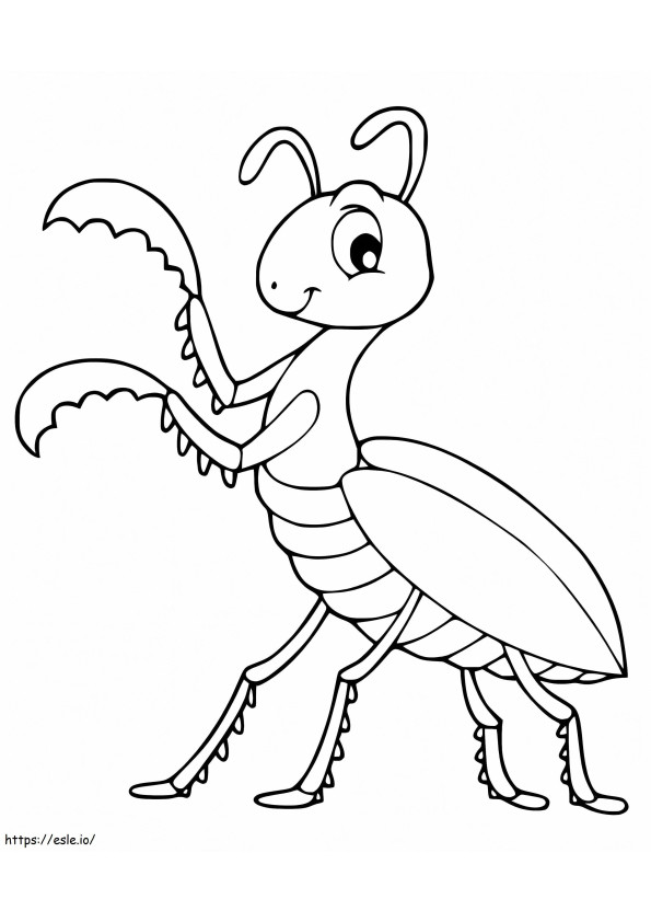 fascinating praying mantis coloring pages printable jpg