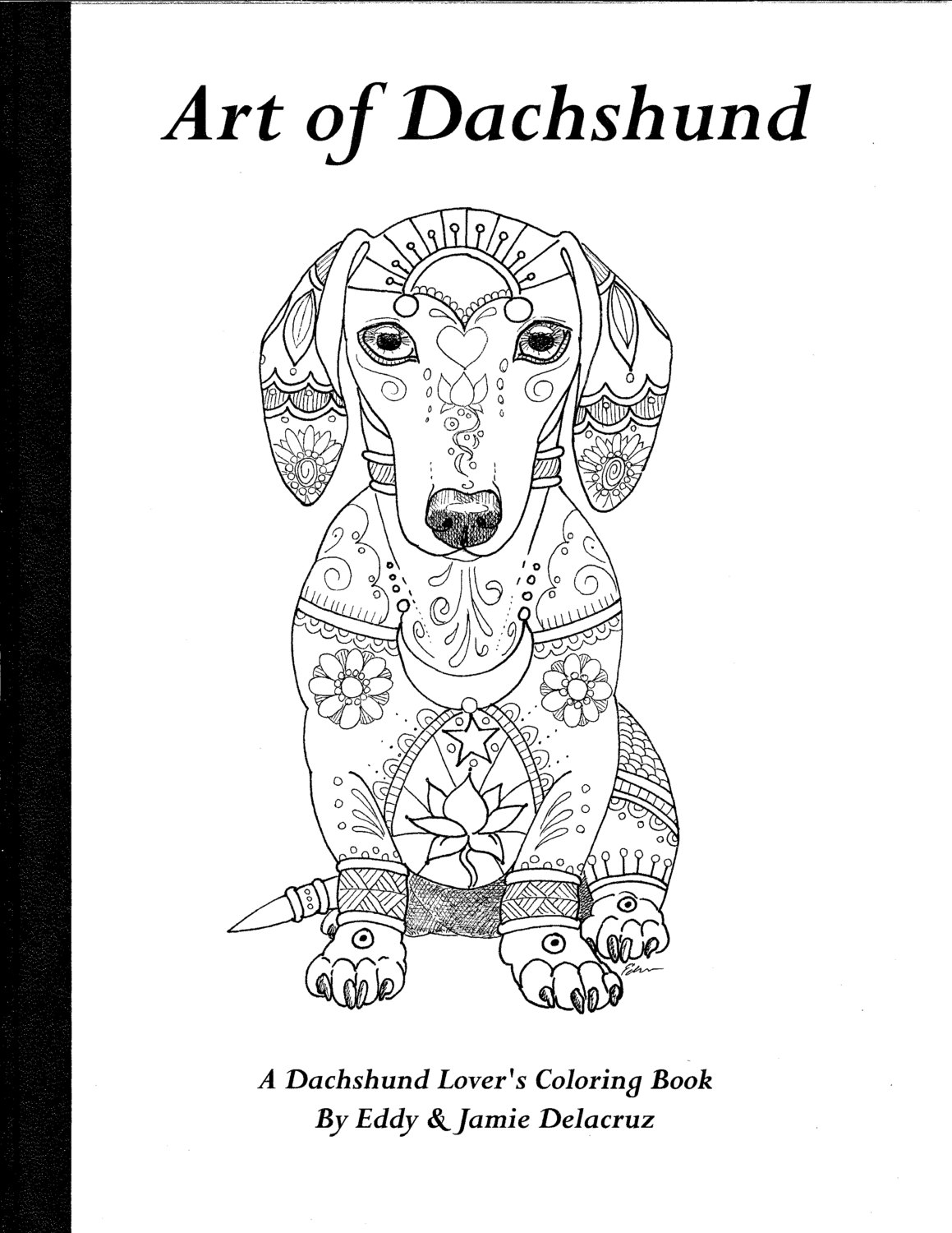 dachshund coloring pages printable jpg