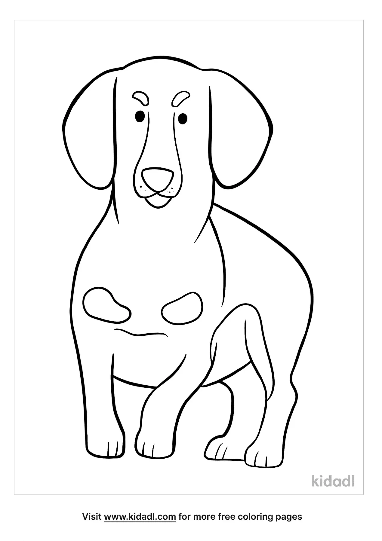 dachshund coloring pages printable jpg