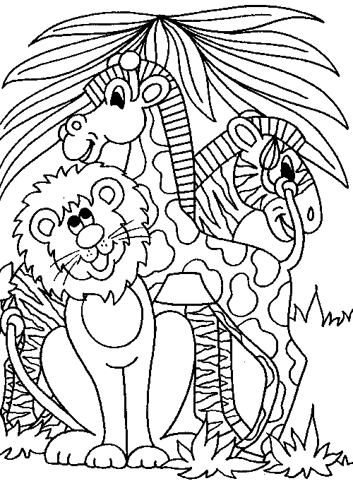 grassland animals coloring pages printable jpg