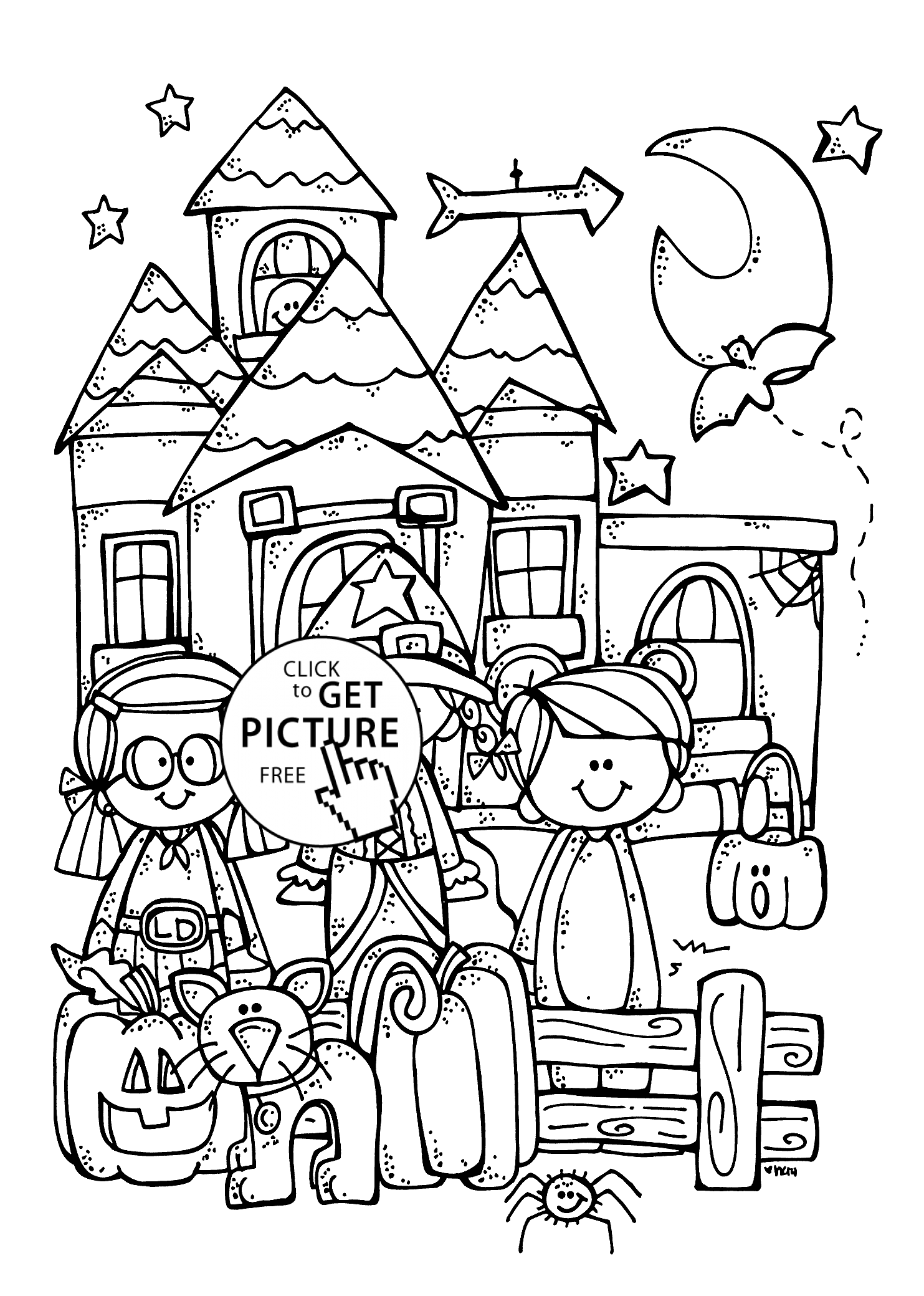 free printable halloween coloring pages for kids and adults jpg