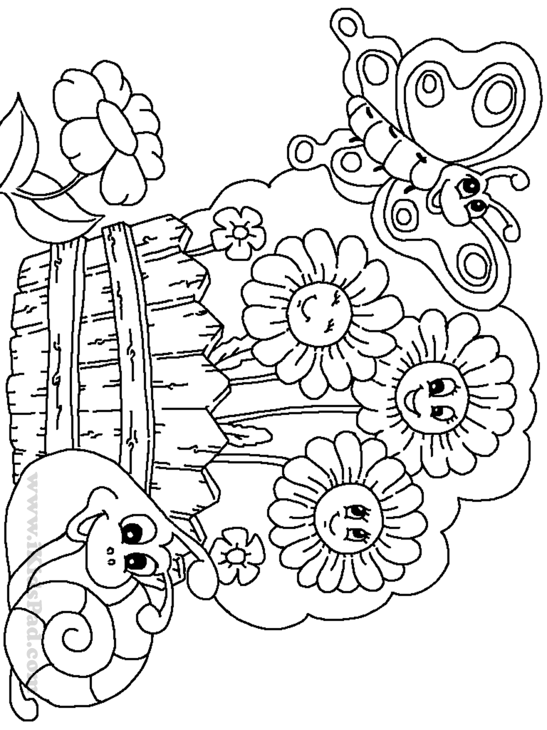 house with flowers coloring pages printable jpg