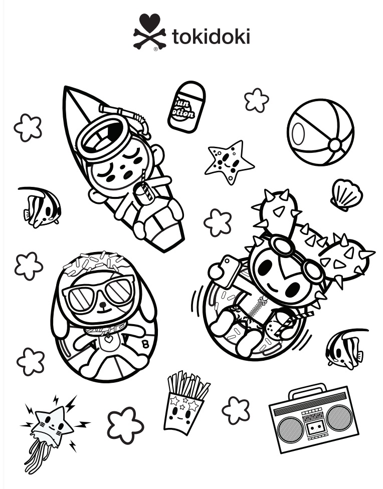 fun tokidoki coloring pages printable jpg