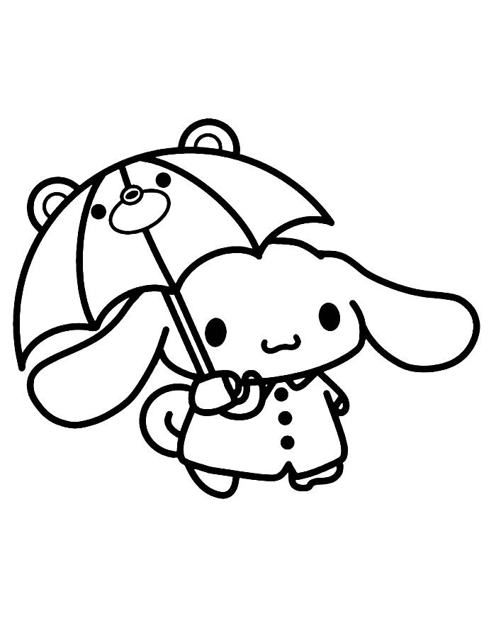 fun cinnamon roll sanrio coloring pages printable jpg