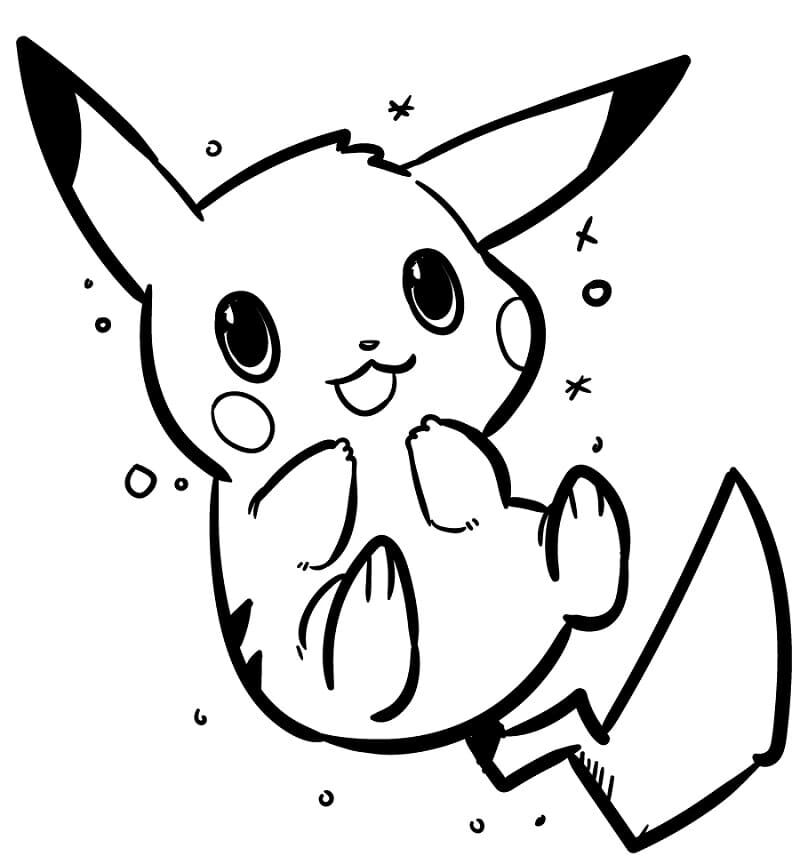 Pikachu Girl Coloring Pages ()