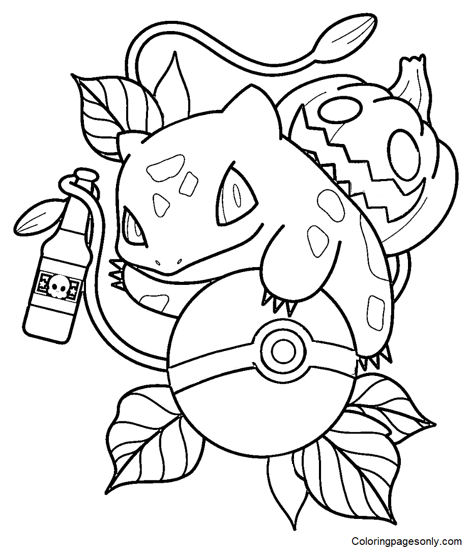 Pokemon Coloring Pages Halloween ()