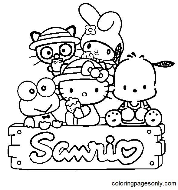 10 Hello Kitty Coloring Pages Sanrio: Unleash Your Creativity with the Iconic Character