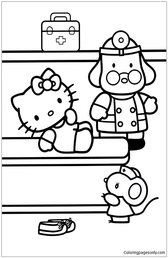 10 Hello Kitty Coloring Pages Doctor: A Fun and Educational Activity for Kids