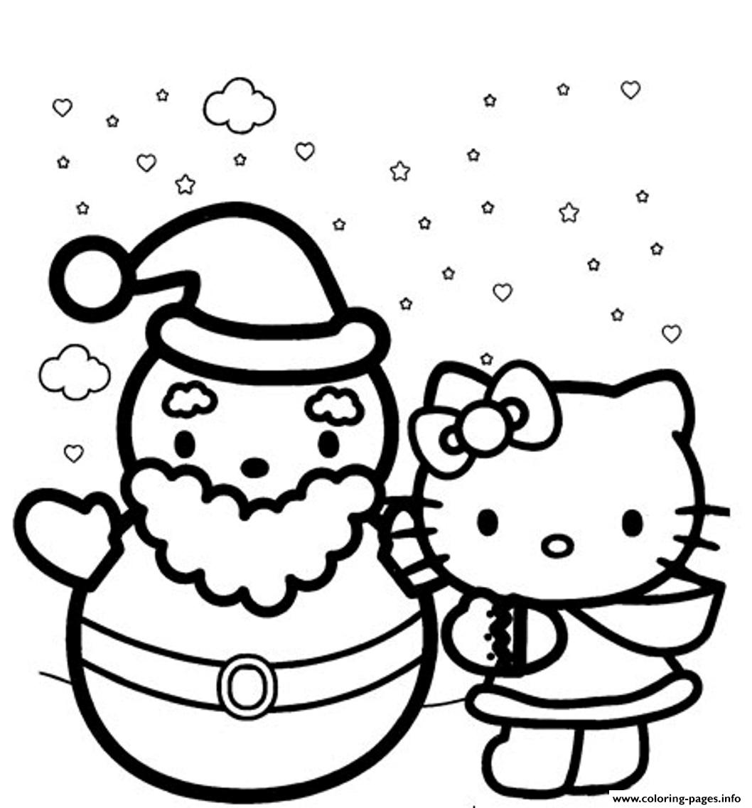 10 Hello Kitty Coloring Pages Winter: A Festive Treat for Kids