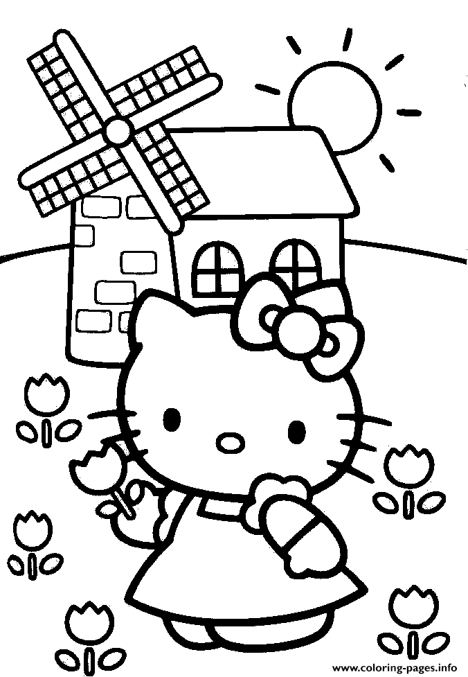 10 Hello Kitty Coloring Page Spring: Unleash Your Creativity with Adorable Designs