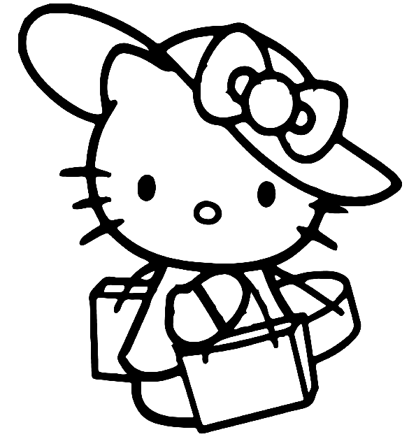 583 Hello Kitty Coloring Pages