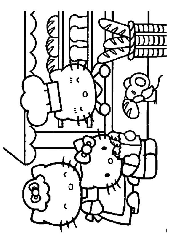 10 Enchanting Hello Kitty Coloring Pages for Kids