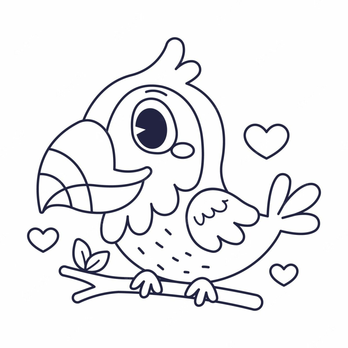 10 Cute Bird Coloring Pages for Animal Lovers