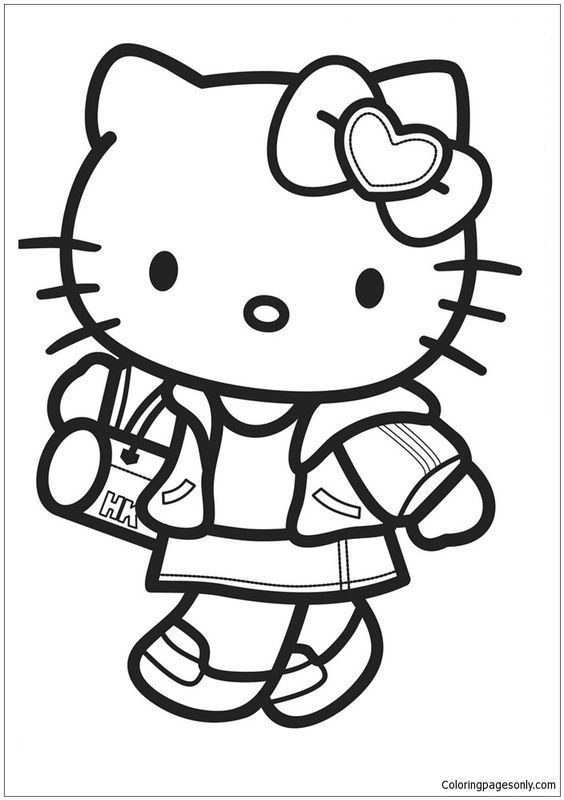 150 Coloring Pages Hello Kitty