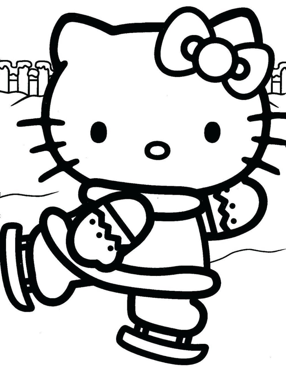 50 Coloring Pages For Hello Kitty Christmas