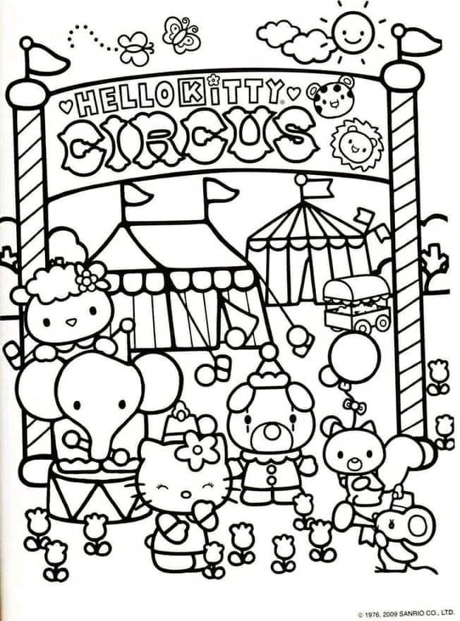 100 Free Printable Hello Kitty Coloring Pages