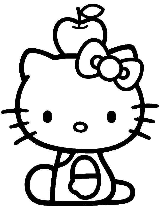 583 Hello Kitty Coloring Pages