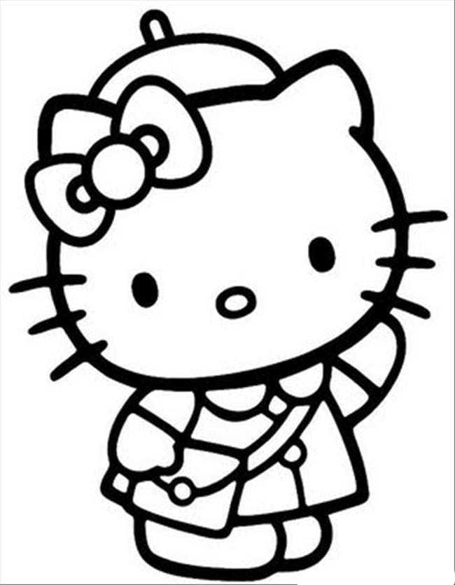 10 Hello Kitty Coloring Outlines for Creative Fun and Relaxation