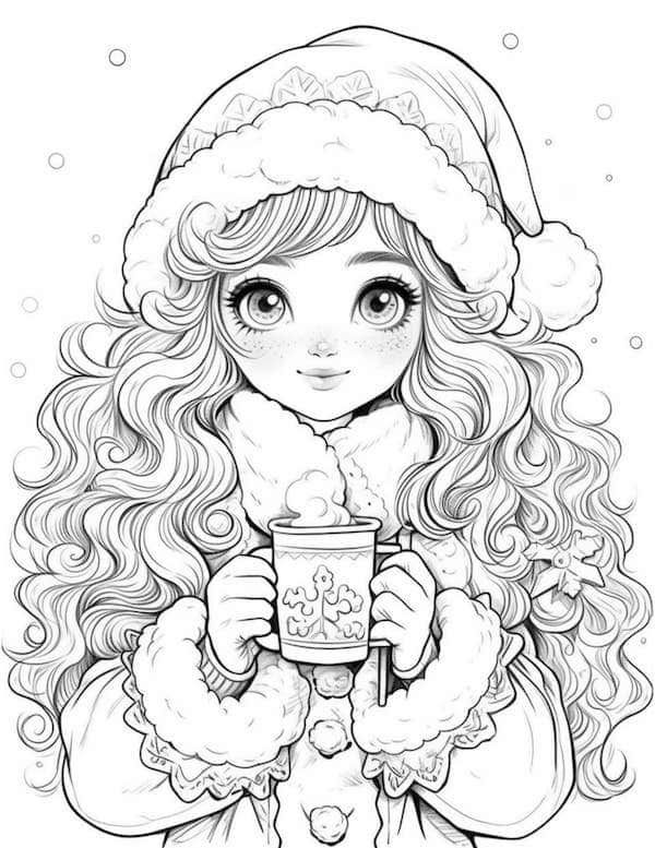 10+ Chibi Anime Coloring Pages Free Printable for Relaxation